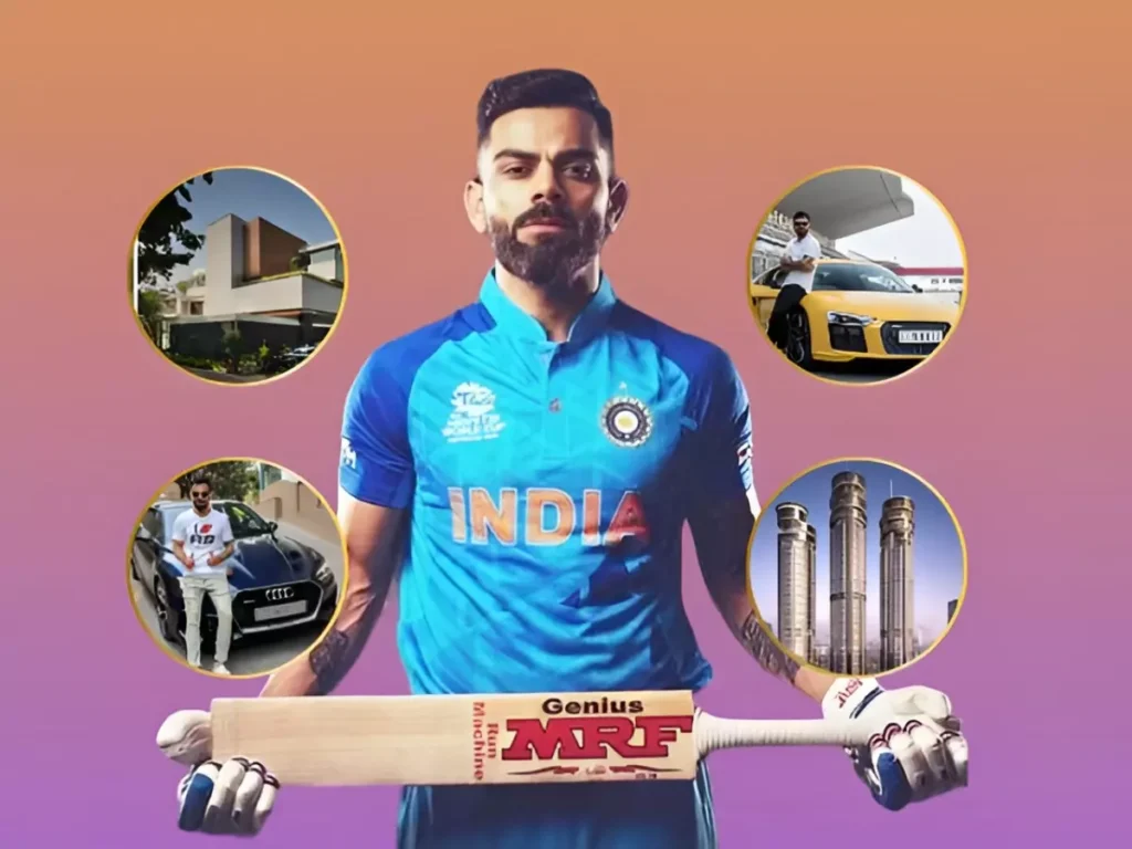 Virat kohli latest networth